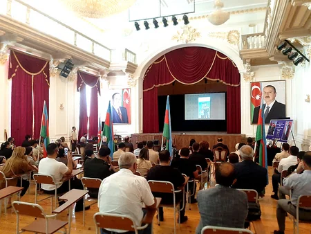 Şəhid mayor Namiq Əhmədovun xatirəsinə həsr olunmuş tədbir keçirilib