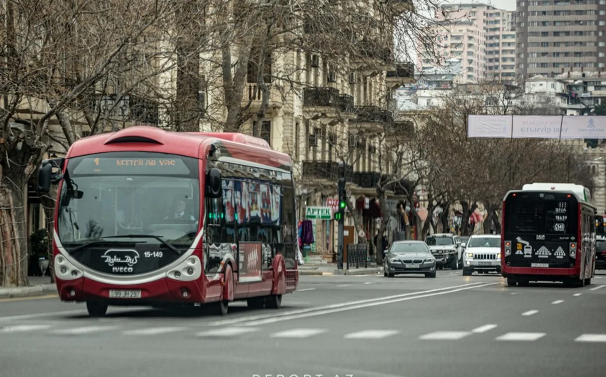 Bakıda 49 avtobus gecikmə ilə hərəkət edir