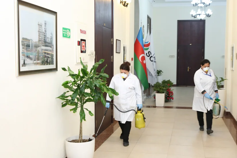 BANM koronavirus əleyhinə dezinfeksiya edildi