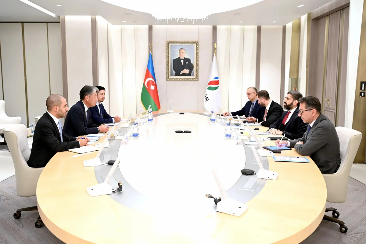 SOCAR-ın prezidenti “Mizuho” Maliyyə Qrupunun nümayəndə heyəti ilə görüşüb