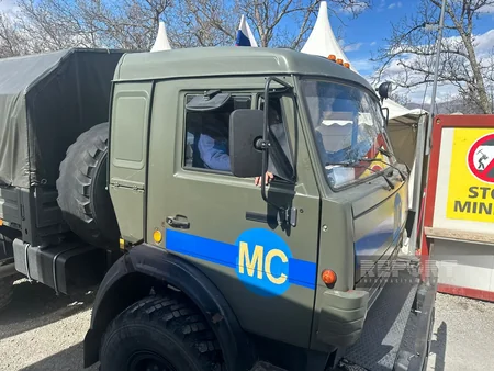 71 vehicles of peacekeepers pass freely along Khankandi-Lachin road