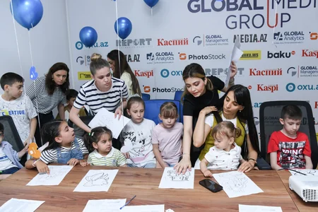 Festive atmosphere at Report News Agency on Children's Day