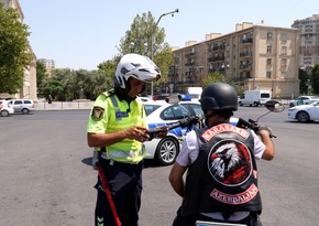Bakıda təhlükəli manevrlər edən motosiklet sürücüləri müəyyən olunub