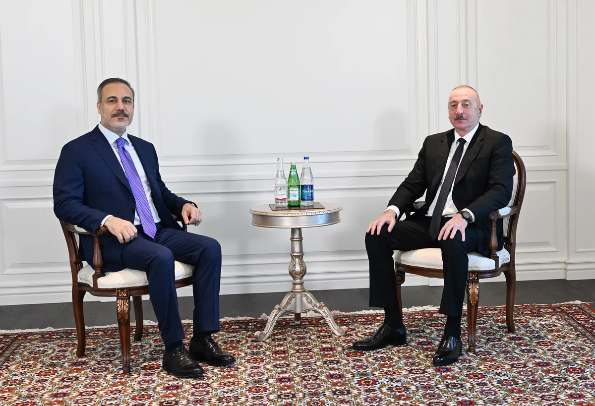 President Ilham Aliyev receives Turkish Foreign Minister Hakan Fidan