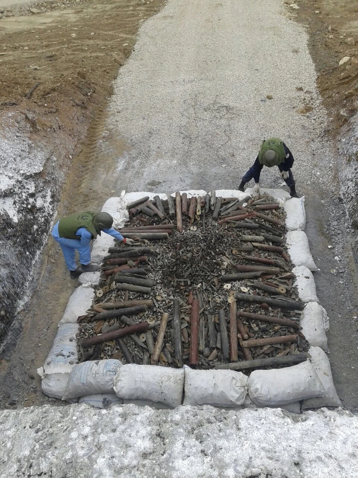 ANAMA Xızıda 168 ədəd partlamamış hərbi sursat aşkar edib