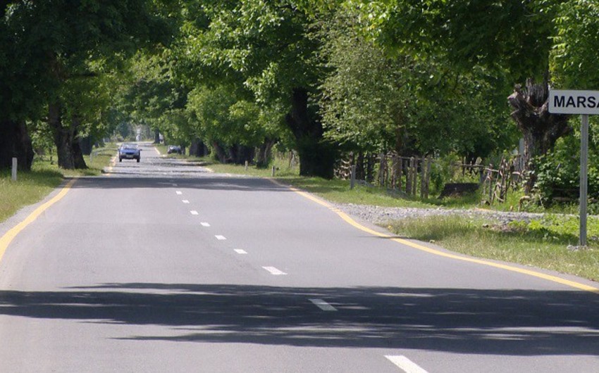 Qaxda 26 km-lik avtomobil yolunun təmiri yekunlaşmaq üzrədir - VİDEO