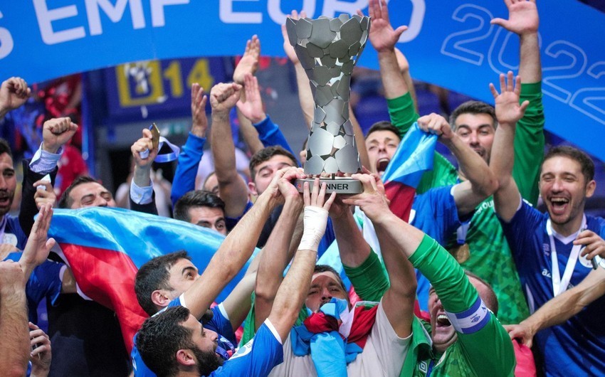 Minifutbol üzrə Azərbaycan millisinin üzvləri fəxri ada layiq görülüblər