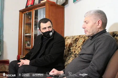 Neftçi klubu şəhid və qazi azarkeşlərinin ailələrini ziyarət etdi