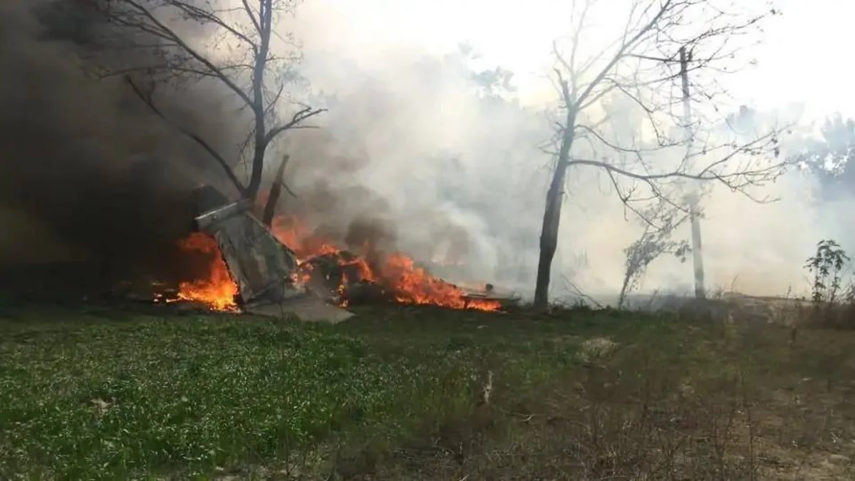 На севере Индии разбился истребитель  - ФОТО - ВИДЕО