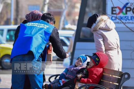 Azərbaycan könüllüləri Kahramanmaraşda fəaliyyətə başlayıblar