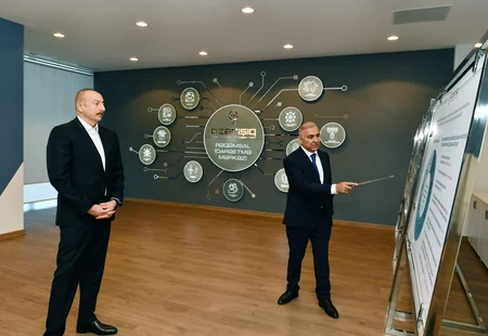 President inaugurates new power substation, Digital Network General Management Center