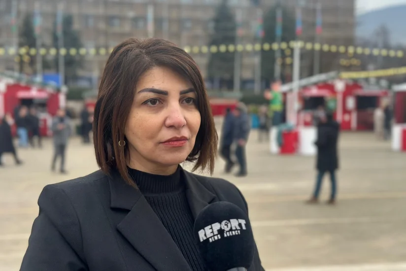 Xankəndidəki Qış nağılı yarmarkasında bir çox şirkət və müəssisələr öz məhsullarını nümayiş etdirirlər
