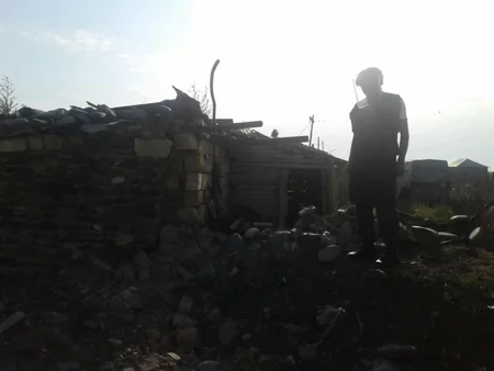 ANAMA 4 partlayış yerinə baxış keçirib, partlamış hərbi sursatın qalıqları aşkarlanıb