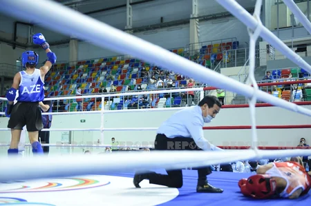 MDB Oyunları: Azərbaycan idmançısı ermənini nokauta salıb