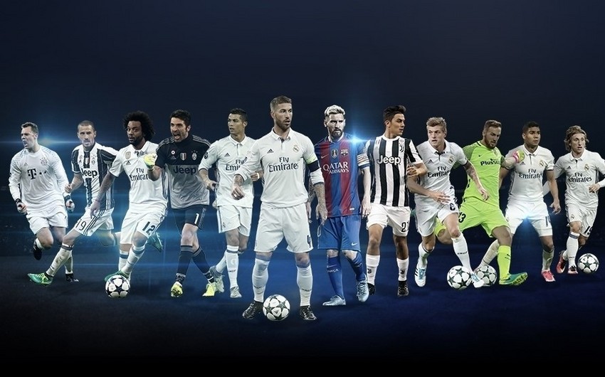 Çempionlar Liqasında mövqelər üzrə ən yaxşı futbolçuların adları açıqlanıb