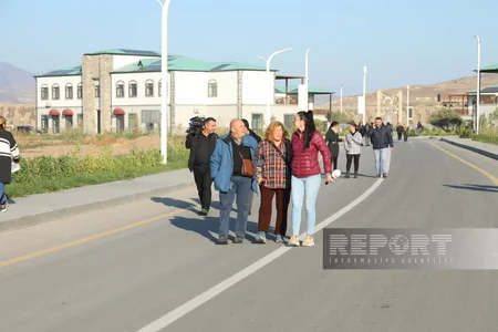 Türkiyəli səyyahlar Zəngilanın Ağalı kəndinə səfər ediblər