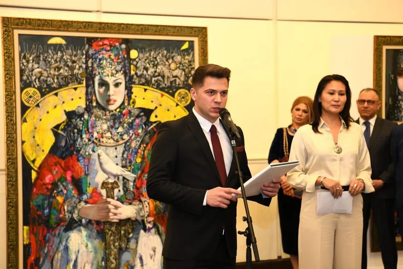 Heydər Əliyev Mərkəzində Türk dünyası rəssamlarının “Tomris” adlı sərgisi keçirilib