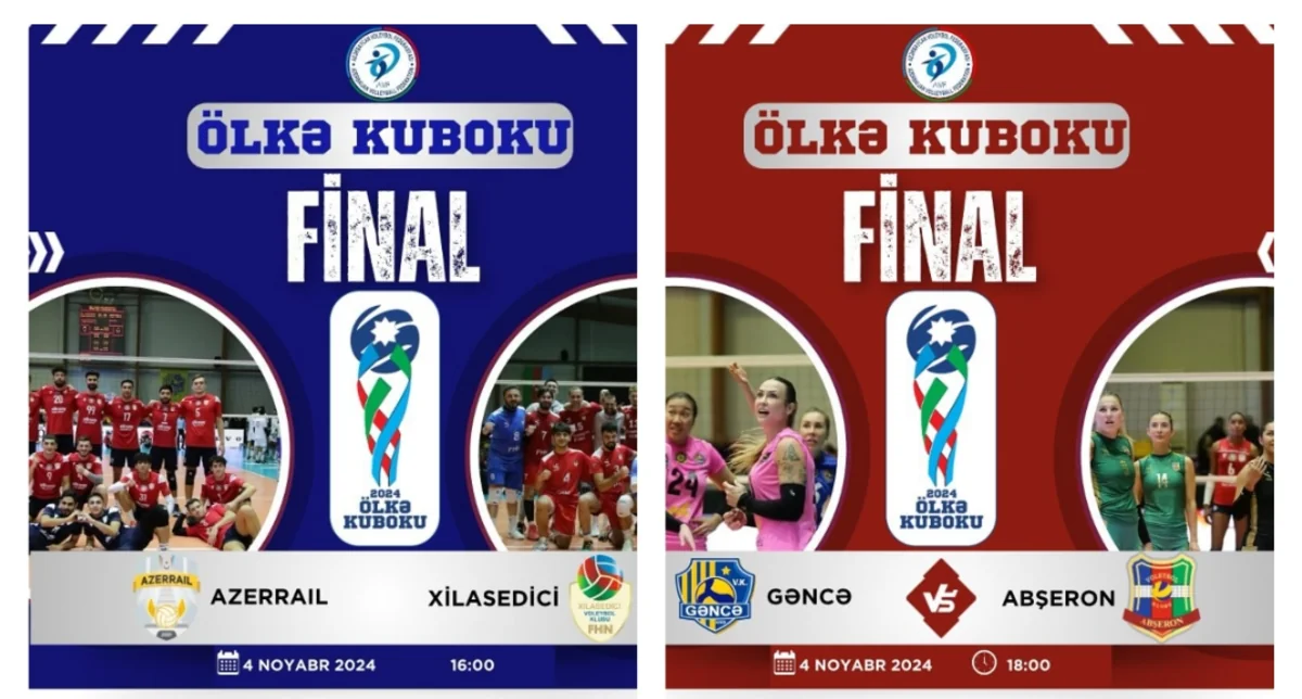 Voleybol üzrə Azərbaycan Kubokunda qaliblər müəyyənləşəcək