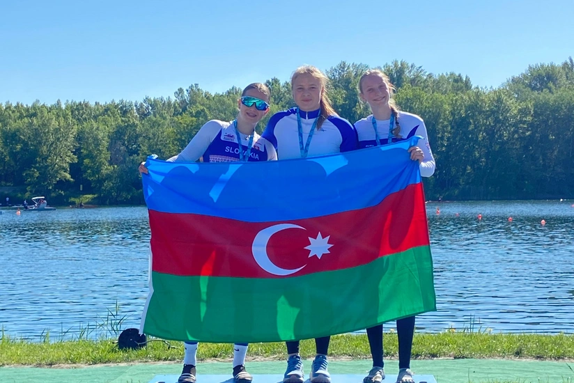 Azərbaycan avarçəkənləri Bratislava Reqatası”nda daha bir qızıl medal qazanıb