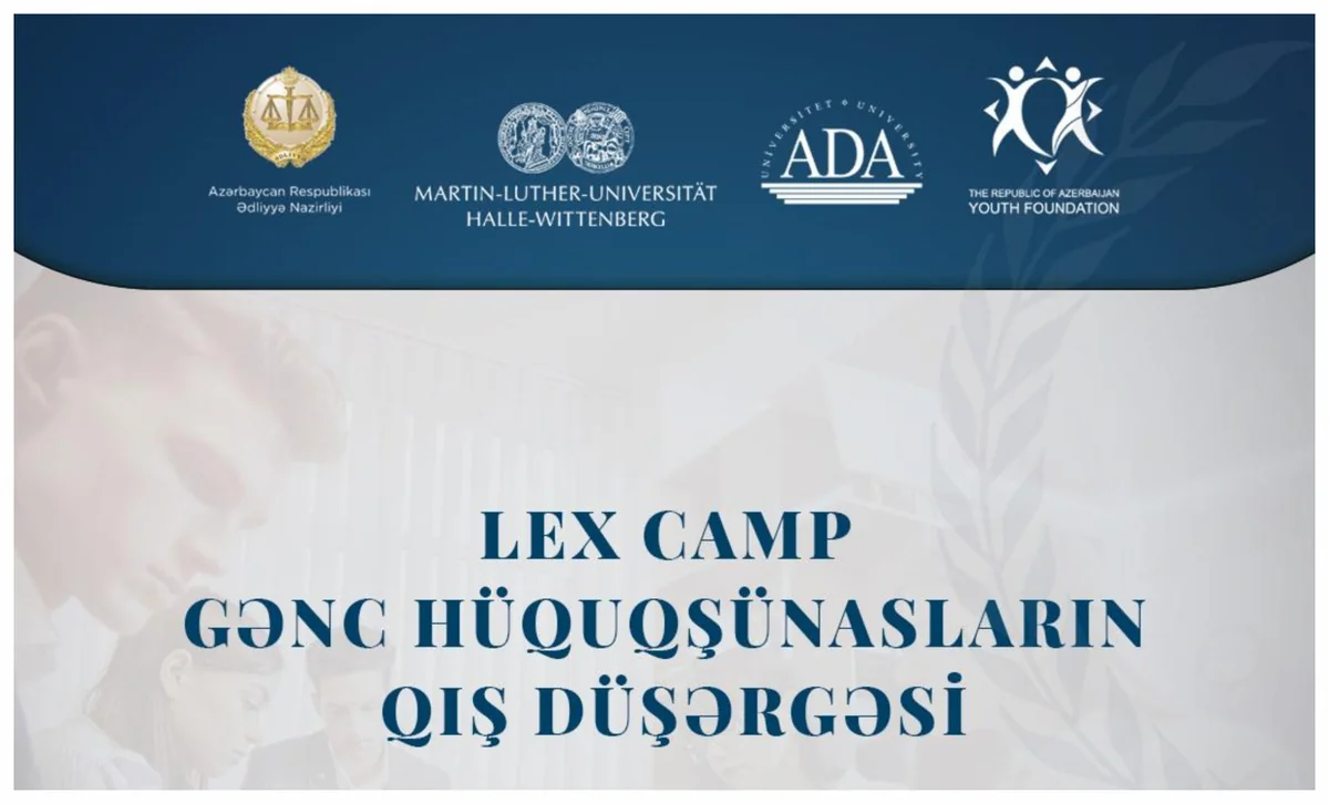 Gənc hüquqşünaslar üçün qış düşərgəsi təşkil ediləcək