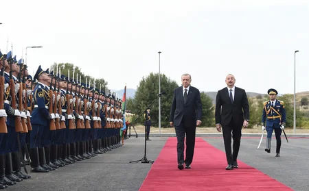 Official welcome ceremony for Turkish President held in Jabrayil