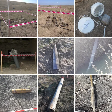 ANAMA 175 partlamamış hərbi sursat və 2 dron aşkarladı