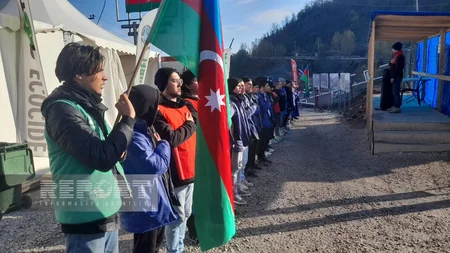 Yüksək əhvali-ruhiyyə: Xankəndi-Laçın yolunda aksiyanın 136-cı günü