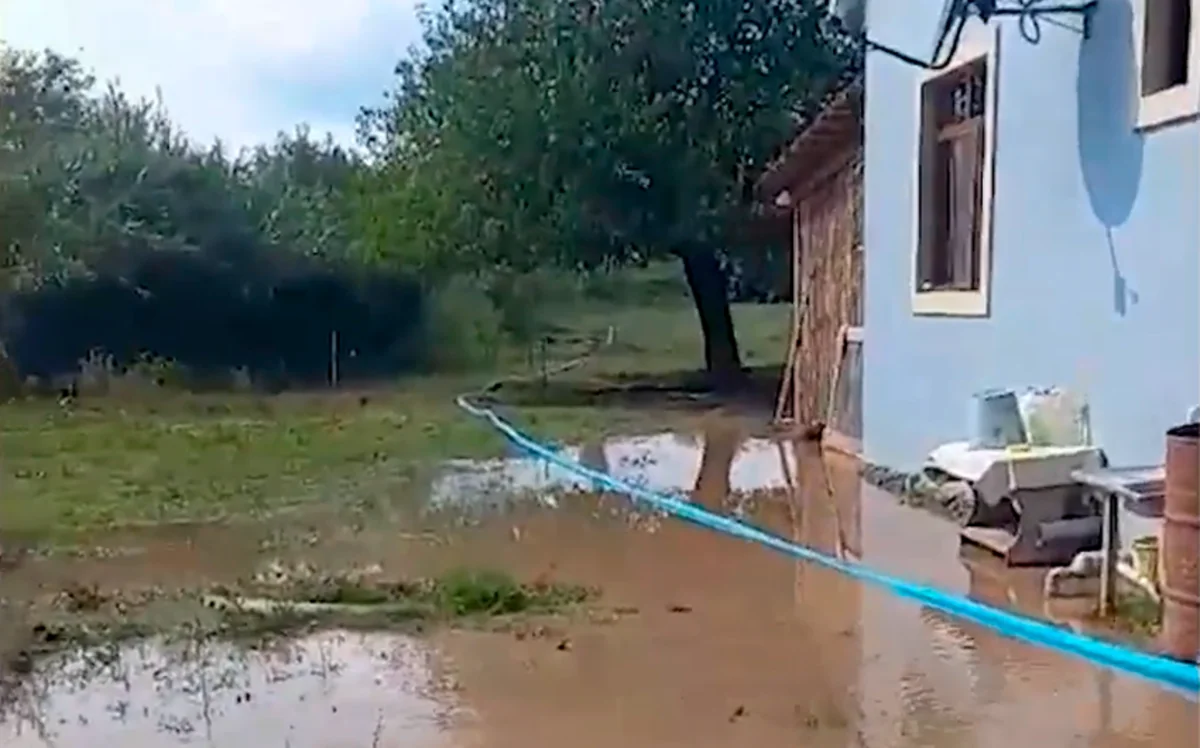 Beyləqanın Əhmədli və Aşağı Çəmənli kəndlərində yaşayış evlərini su basıb