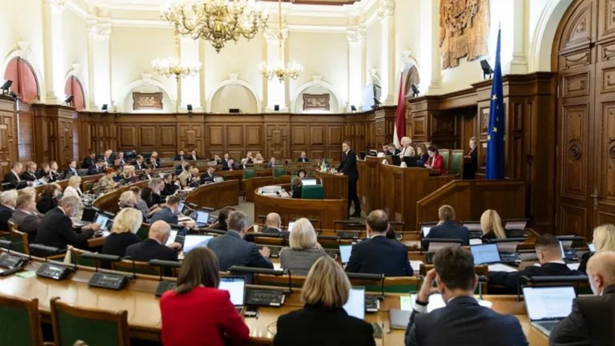 Latvian parliament approves harsher punishments for crimes against state