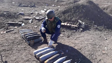 В прифронтовой зоне обнаружено 126 неразорвавшихся боеприпасов 