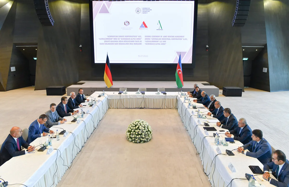 Azərbaycan və Almaniya alüminium istehsalı üzrə birgə müəssisə yaradır