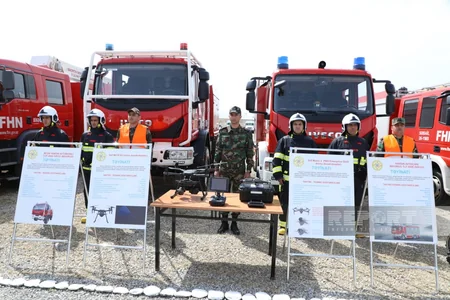FHN-in hərbi hissəsində təlim keçirilib, Kəmaləddin Heydərov izləyib - YENİLƏNİB