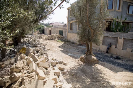 BŞİH Zeytunluqda qanunsuz zəbt olunmuş 16 torpaq sahəsinin hasarlarını söküb - FOTO - YENİLƏNİB