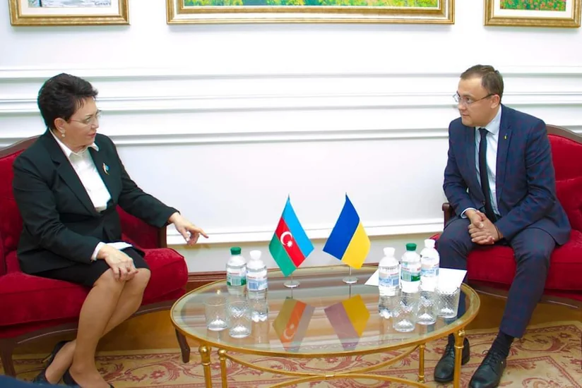 Elmira Axundova etimadnaməsinin surətini Ukrayna XİN başçısının müavininə təqdim etdi