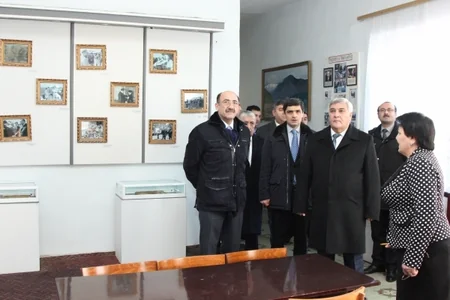 Əbülfəs Qarayev Sabirabadda mədəniyyət müəssisələrinin fəaliyyəti ilə tanış olub