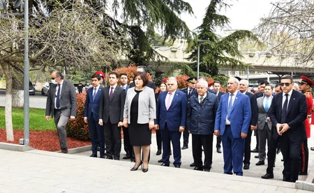 Sahibə Qafarovanın Gürcüstana səfəri başlayıb - YENİLƏNİB