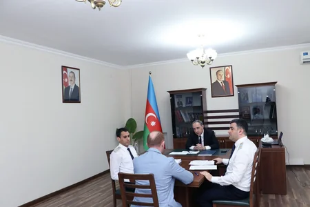 Baş prokuror Qaxda vətəndaşları qəbul edib