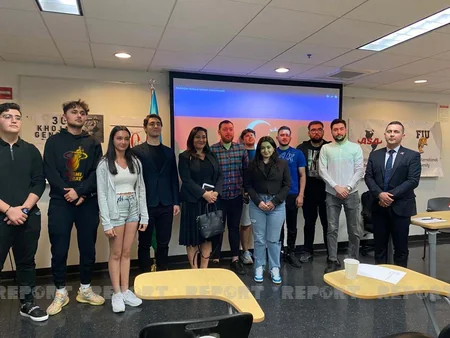 Florida Beynəlxalq Universitetində Xocalı soyqırımı ilə bağlı təqdimat keçirilib