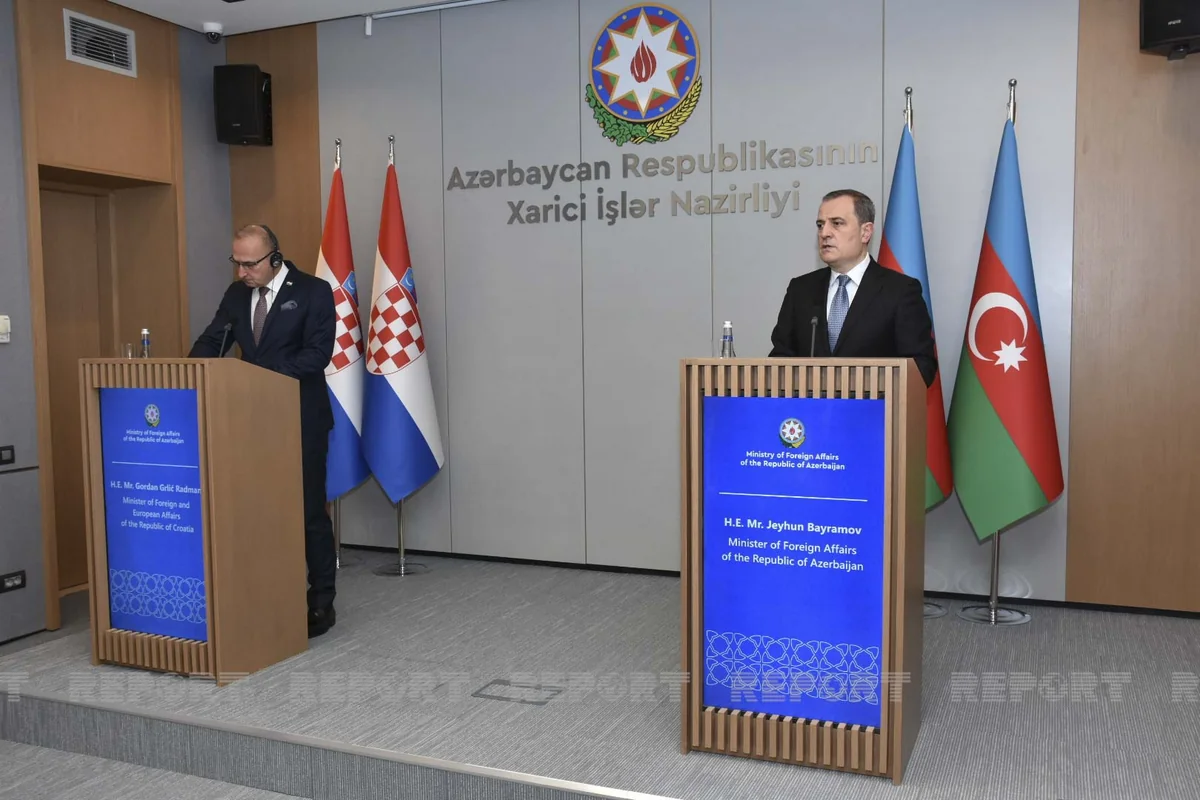 Jeyhun Bayramov says Azerbaijan and Croatia will sign 7 more documents