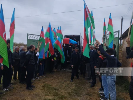 Sabirabadda Birinci Qarabağ müharibəsinin şəhidi dəfn edilib - YENİLƏNİB