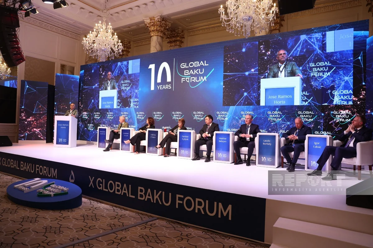 X Qlobal Bakı Forumu: “Meqatəhdidlər dövrü: İqlim təhlükəsizliyi; Qida təhlükəsizliyi; Nüvə təhlükəsizliyi” mövzusunda panel iclası keçirilib