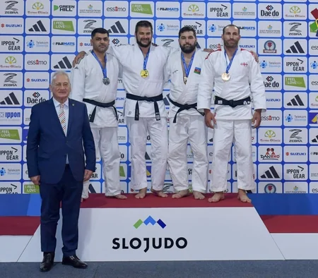 Azərbaycanın veteran cüdoçuları Avropa çempionatını 11 medalla başa vurublar