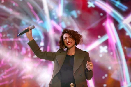 Heydər Əliyev Mərkəzinin parkında Müstəqillik Günü münasibətilə konsert olub