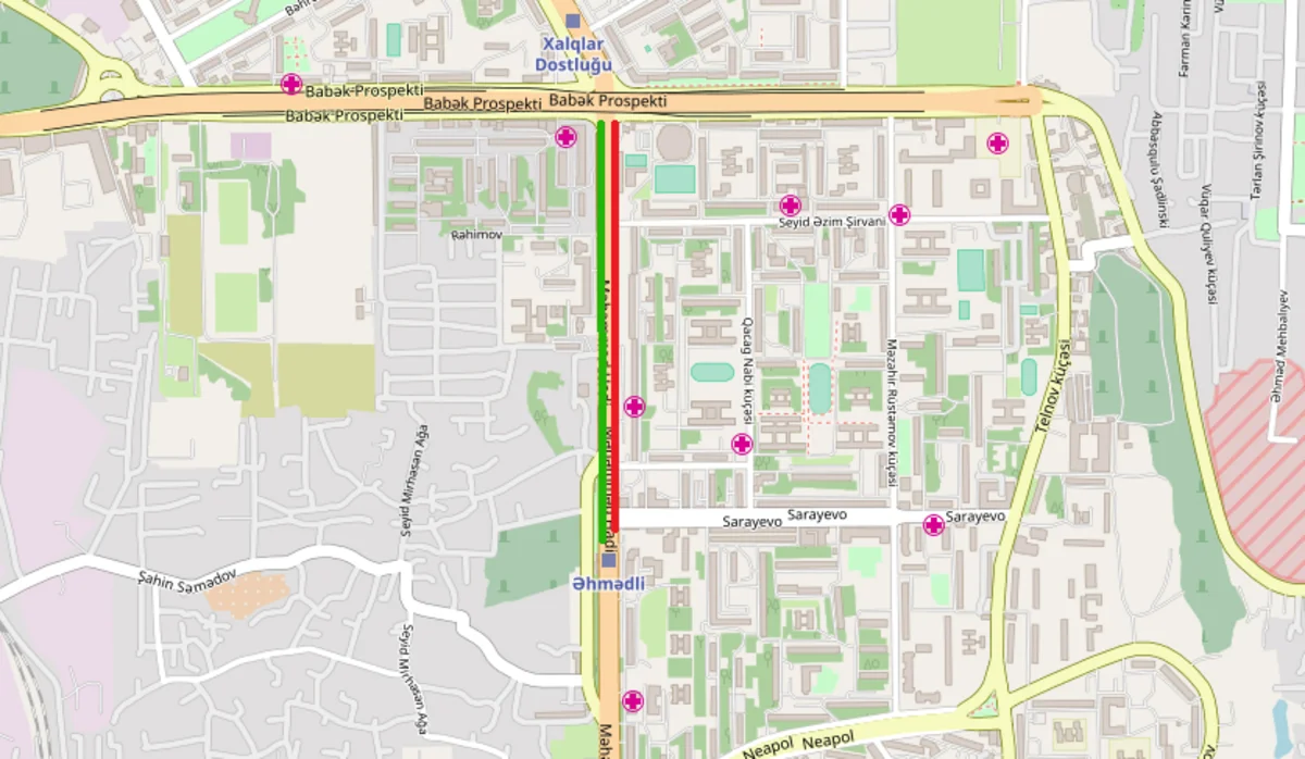 Bakıda daha bir yolda hərəkət məhdudlaşdırılır