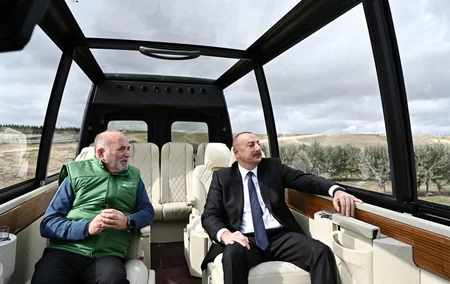 Prezident Zirədə zeytun emalı zavodunun açılışında iştirak edib - YENİLƏNİB