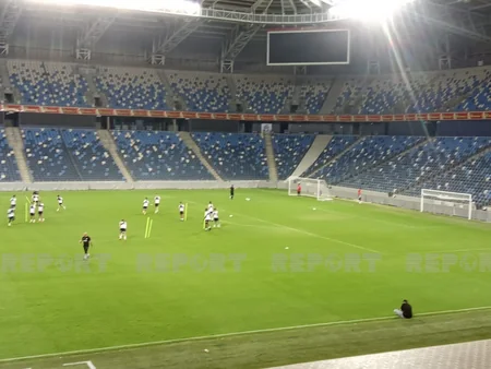 Neftçi Sammi Ofer stadionunda məşqə çıxıb