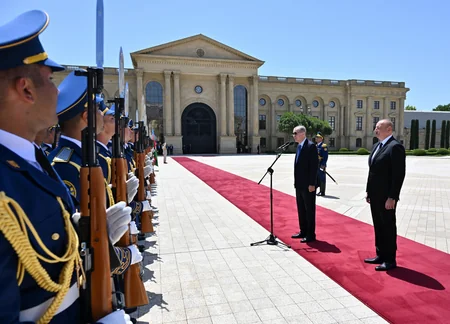 Official welcome ceremony held for President of Türkiye Recep Tayyip Erdogan