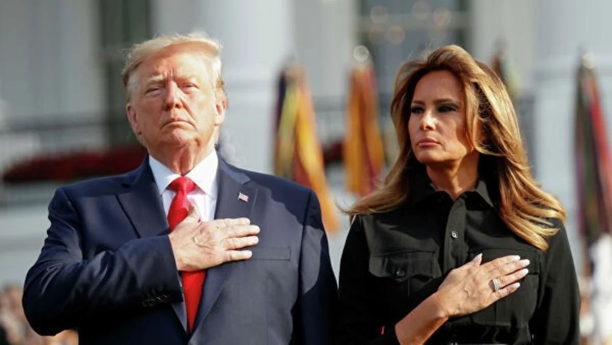 Donald Tramp və xanımı 11 sentyabr qurbanlarının xatirəsini yad edib