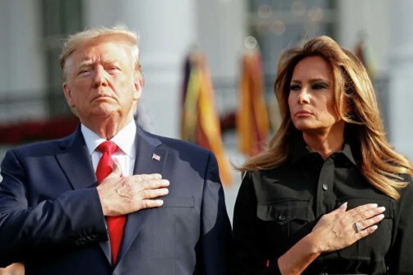 Donald Tramp və xanımı 11 sentyabr qurbanlarının xatirəsini yad edib