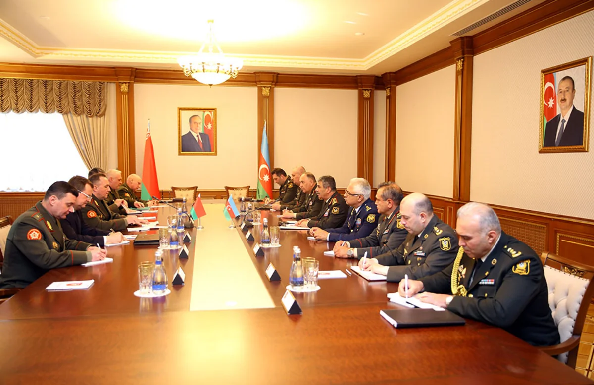 Defense ministers of Azerbaijan and Belarus meet